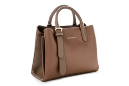 Vince Camuto Bolso de Piel de Polivinilo Mink - Elegante y Sofisticado, 36x11x26 cm, Color Visón